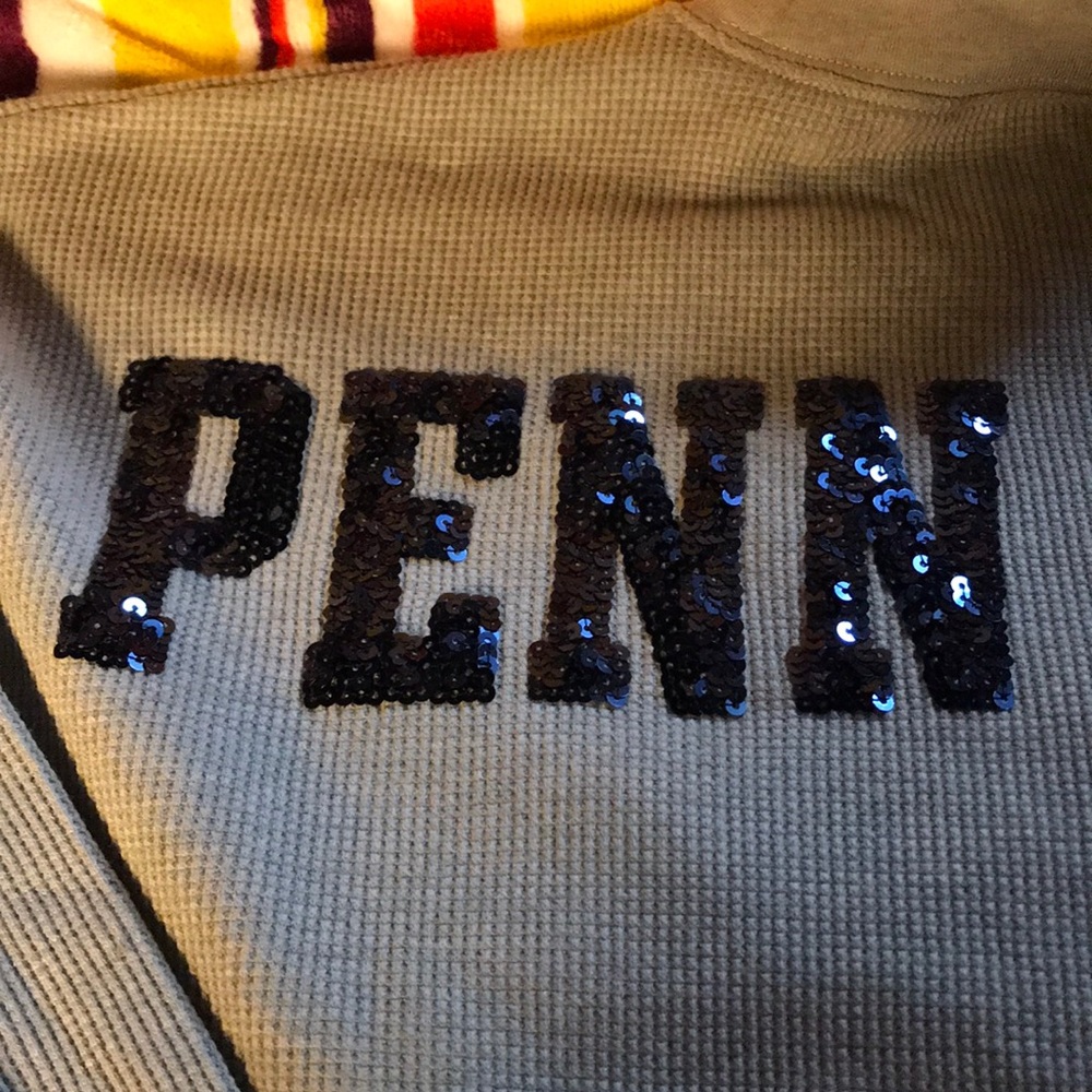 NWT Pink Victoria’s Secret Med Penn State Crop Top